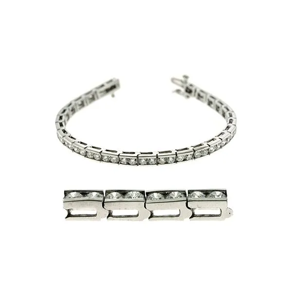Channel Set Tennis Bracelet Tennies Jewelry Appleton, WI