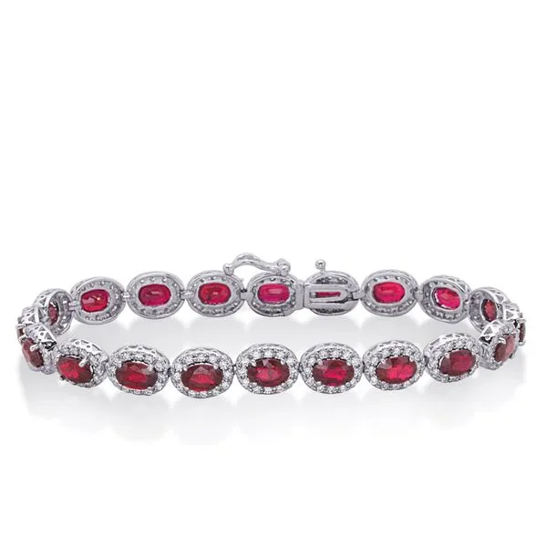 Ruby & Diamond Bracelet Tennies Jewelry Appleton, WI