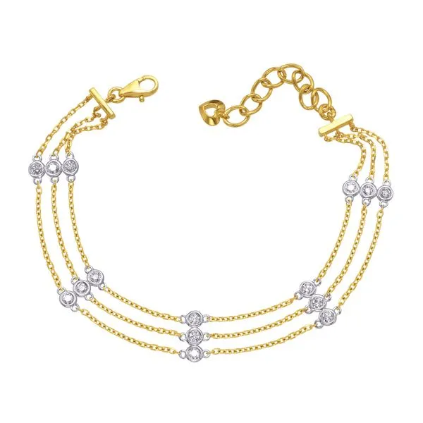 Yellow Gold Diamond By The Yard Bracelet Tennies Jewelry Appleton, WI