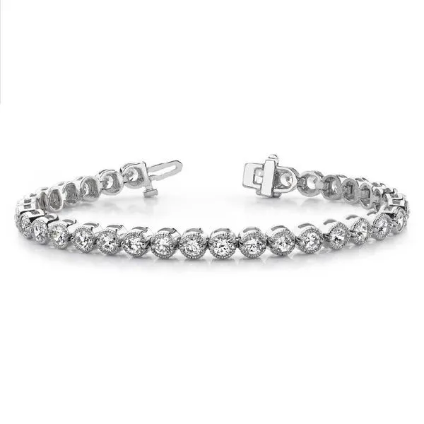 Diamond Millgrain Bracelet Spencer's Jewelers Athens, GA