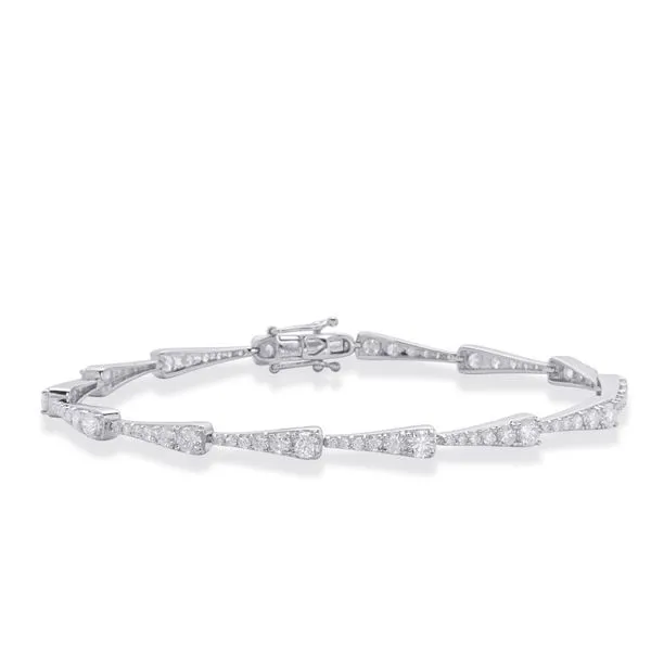 White Gold Diamond Bracelet Tennies Jewelry Appleton, WI