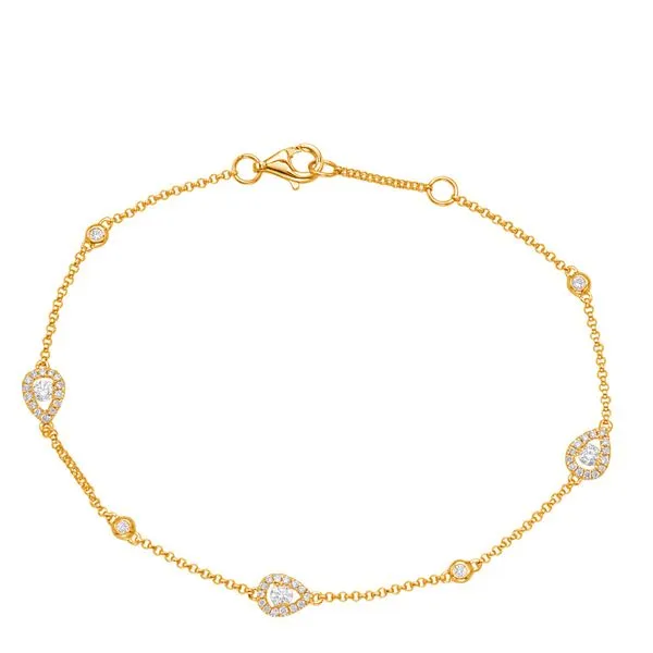 Yellow Gold Diamond Bracelet Spencer's Jewelers Athens, GA