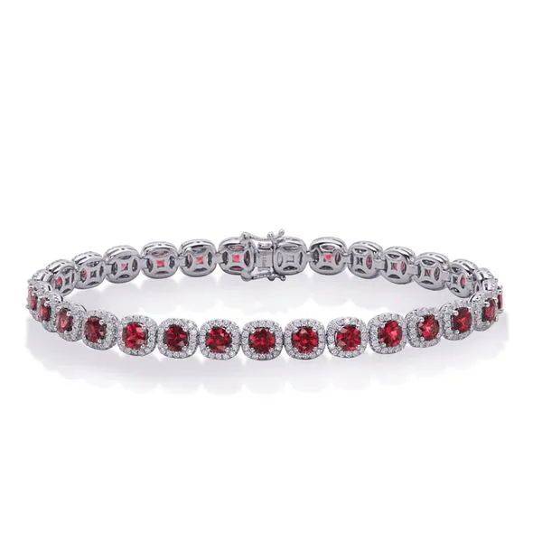 Ruby & Diamond Bracelet Tennies Jewelry Appleton, WI