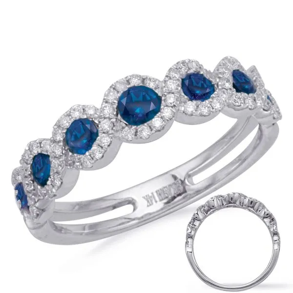 White Gold Sapphire & Diamond Ring Spencer's Jewelers Athens, GA