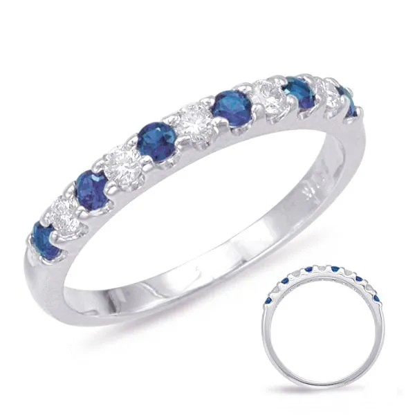 Sapphire & Diamond Band Tennies Jewelry Appleton, WI