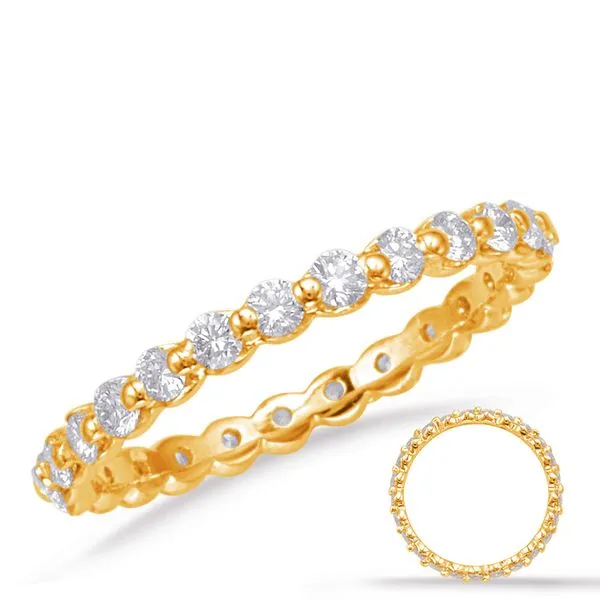 Yellow Gold Eternity Band Tennies Jewelry Appleton, WI