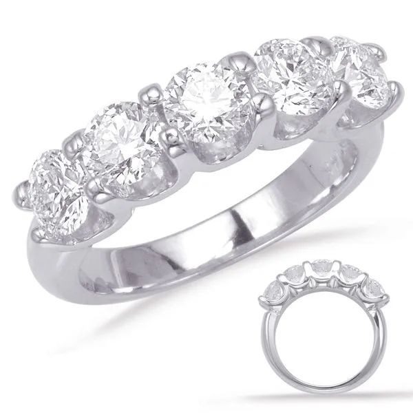 White Gold Prong Set Band Tennies Jewelry Appleton, WI