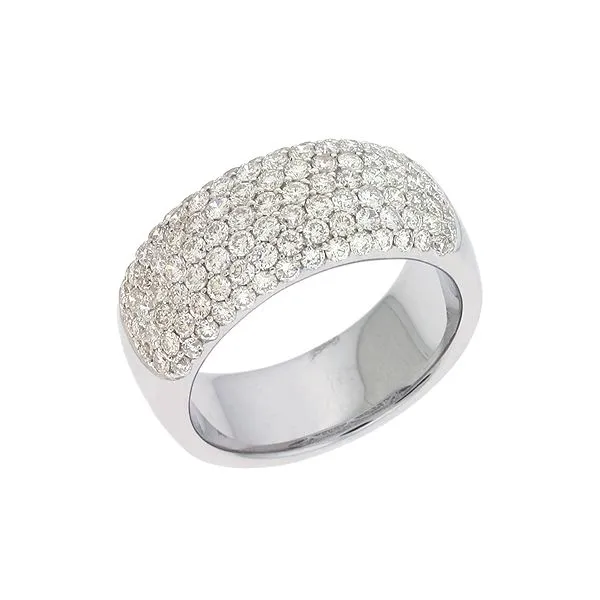 White Gold Diamond Pave Band Tennies Jewelry Appleton, WI