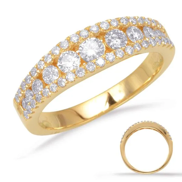 Yellow Gold Wedding Band Tennies Jewelry Appleton, WI