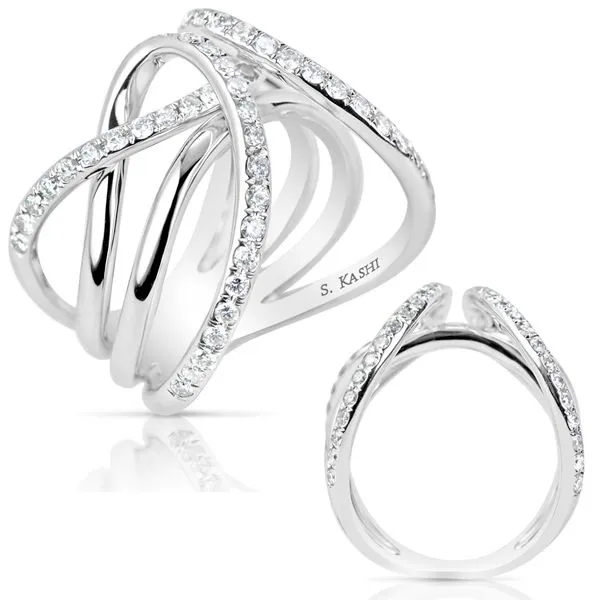 White Gold Diamond Fashion Ring Tennies Jewelry Appleton, WI