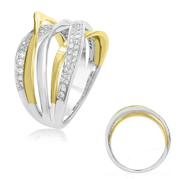 Yellow & White Diamond Fashion Ring Tennies Jewelry Appleton, WI