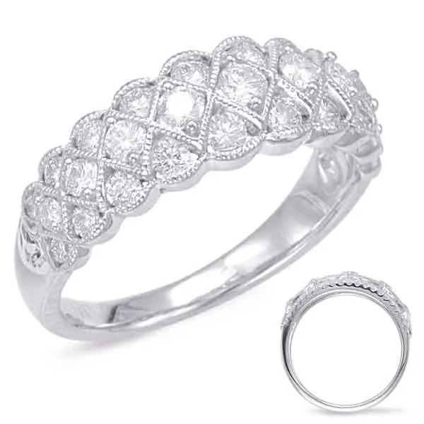 White Gold Diamond Fashion Ring Tennies Jewelry Appleton, WI