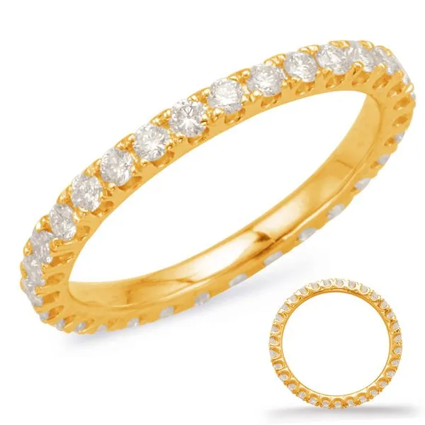 Yellow Gold Eternity Band Tennies Jewelry Appleton, WI