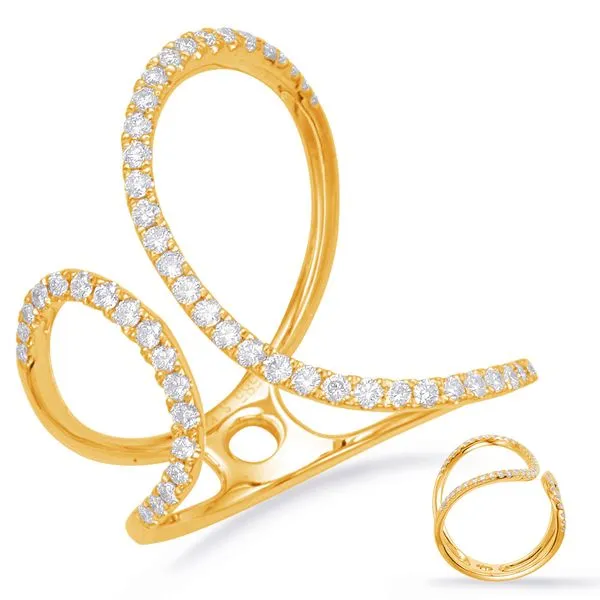 Yellow Gold Diamond Fashion Ring Tennies Jewelry Appleton, WI