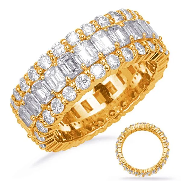 Yellow Gold Eternity Band Tennies Jewelry Appleton, WI
