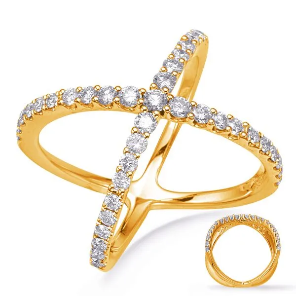 Yellow Gold Diamond Fashion Ring Tennies Jewelry Appleton, WI