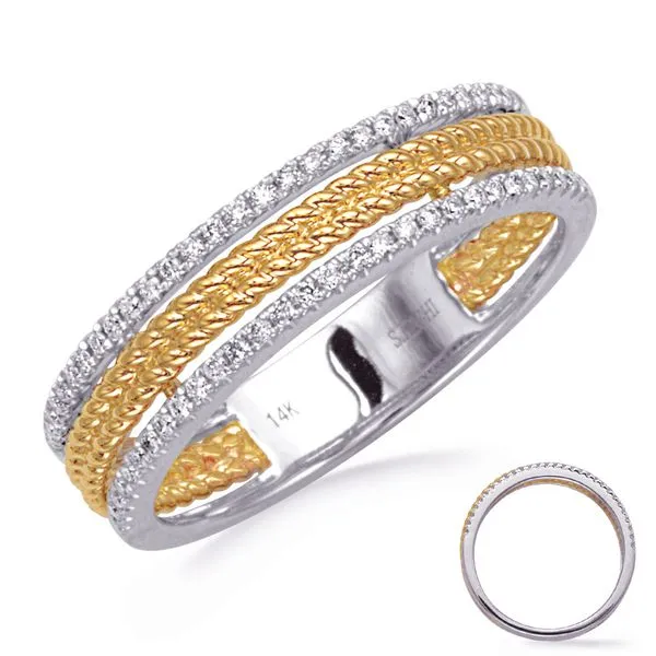 White & Yellow Gold Diamond Ring Raleigh Diamond Fine Jewelry Raleigh, NC