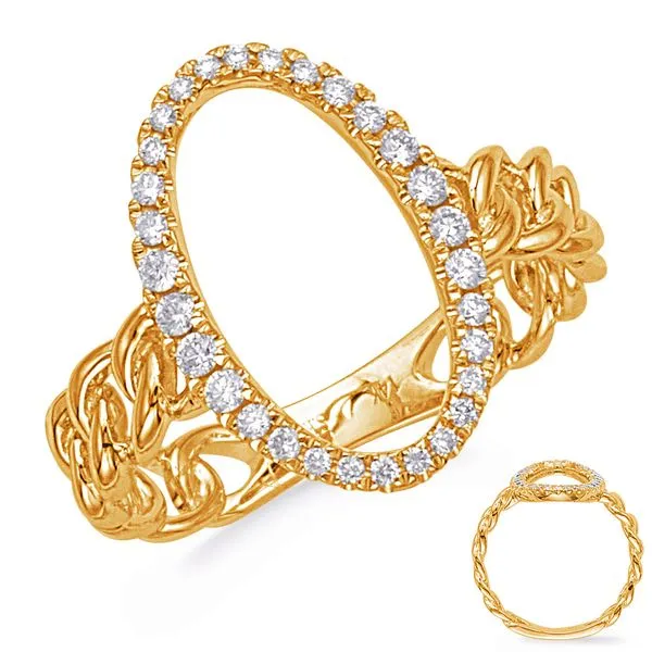 Yellow Gold Diamond Ring Tennies Jewelry Appleton, WI