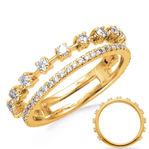 Yellow Gold Diamond Band Tennies Jewelry Appleton, WI