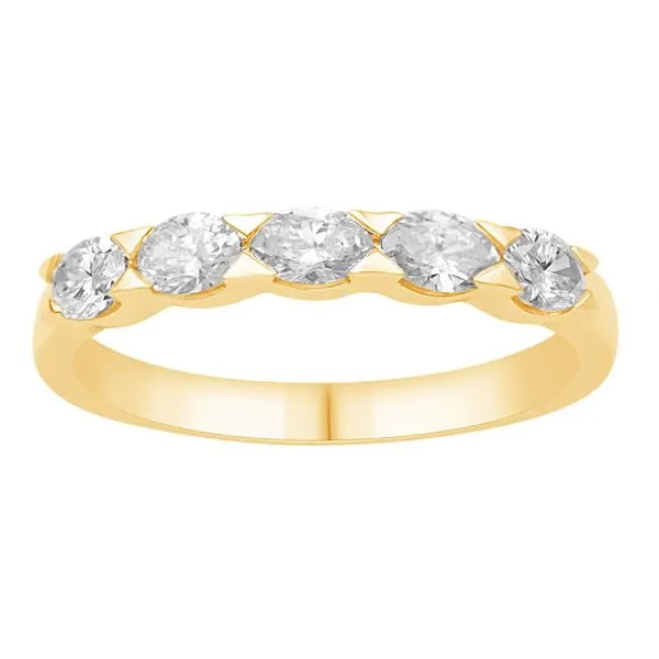 Yellow Gold Oval Diamond Ring J. Meredith Jewelers Delafield, WI