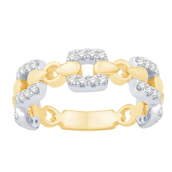 Yellow & White Gold Diamond Ring Spencer's Jewelers Athens, GA