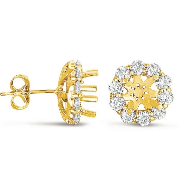 Halo Diamond Earring For .1ct  total Spencer's Jewelers Athens, GA