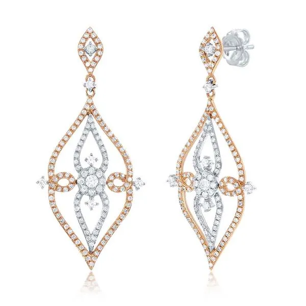 White Gold Diamond Earring Tennies Jewelry Appleton, WI