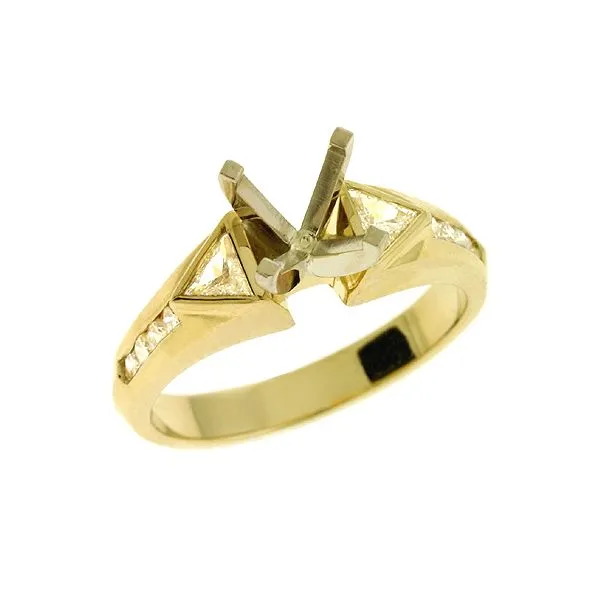 Yellow Gold Engagement Ring Tennies Jewelry Appleton, WI