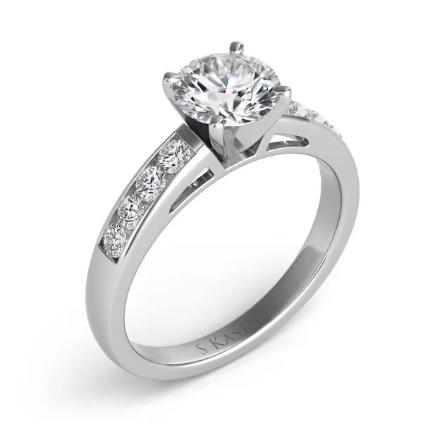 White Gold Engagement Ring Tennies Jewelry Appleton, WI
