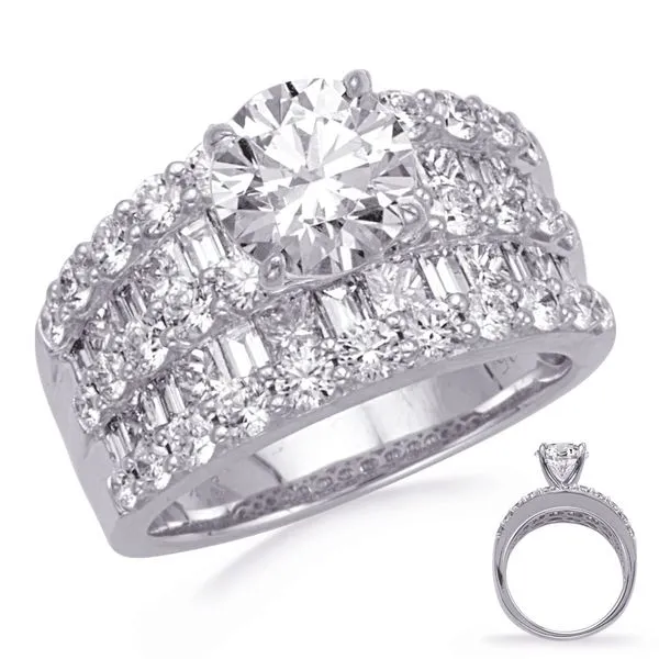 White Gold Diamond Engagement Ring Raleigh Diamond Fine Jewelry Raleigh, NC