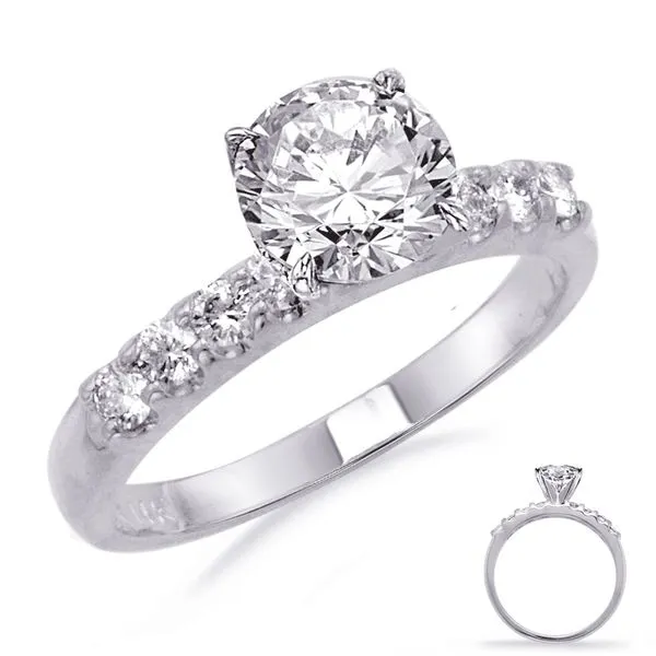White Gold Engagement Ring Tennies Jewelry Appleton, WI