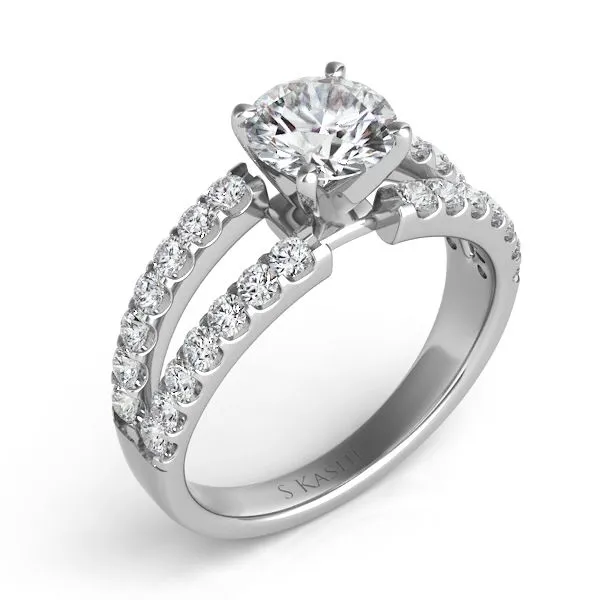 White Gold Engagement Ring Tennies Jewelry Appleton, WI