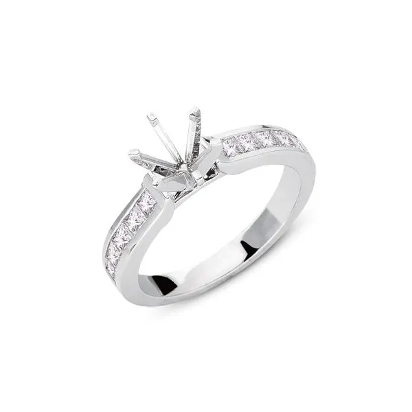 White Gold Engagement Ring Tennies Jewelry Appleton, WI