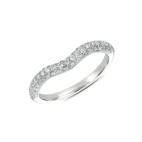 Pave Curved Band Tennies Jewelry Appleton, WI