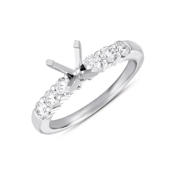 White Gold Engagement Ring Tennies Jewelry Appleton, WI