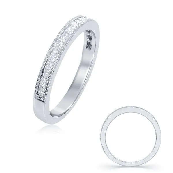 White Gold Wedding Band Tennies Jewelry Appleton, WI