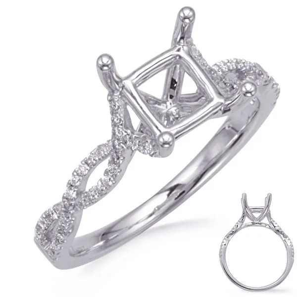White Gold Engagement Ring Tennies Jewelry Appleton, WI