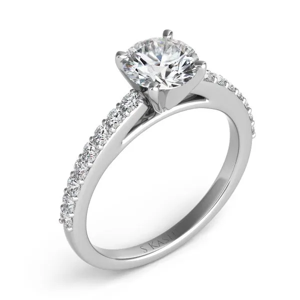 White Gold Engagement Ring Tennies Jewelry Appleton, WI