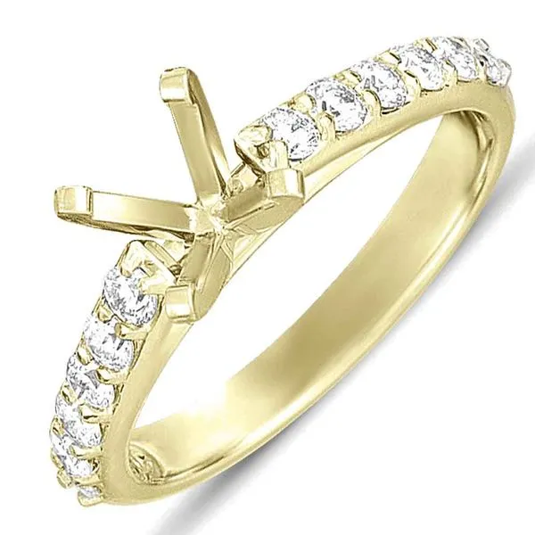 Yellow Gold Engagement Ring Tennies Jewelry Appleton, WI
