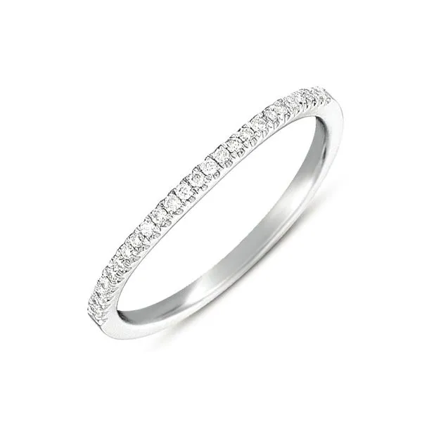 White Gold Curved Band Tennies Jewelry Appleton, WI