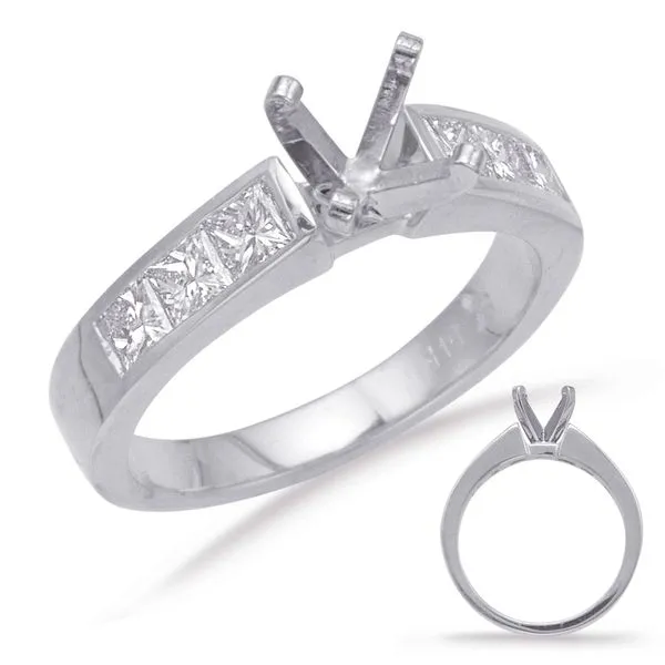 White Gold Engagement Ring Spencer's Jewelers Athens, GA