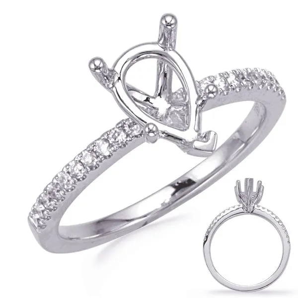 White Gold Engagement Ring Tennies Jewelry Appleton, WI