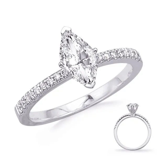 White Gold Engagement Ring Tennies Jewelry Appleton, WI
