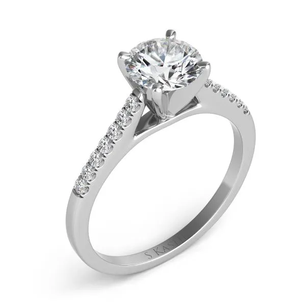White Gold Engagement Ring Tennies Jewelry Appleton, WI