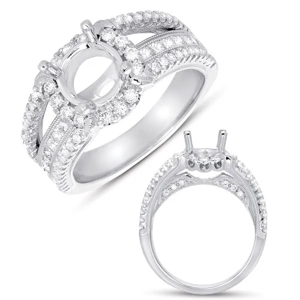 White Gold Semi Mounting Tennies Jewelry Appleton, WI