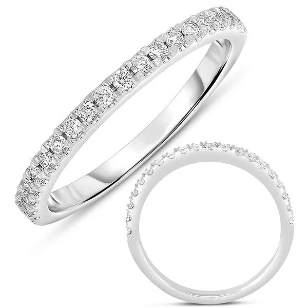 White Gold Wedding Band Tennies Jewelry Appleton, WI