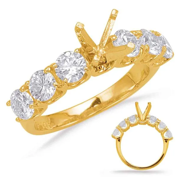 Yellow Gold Engagement Ring Tennies Jewelry Appleton, WI