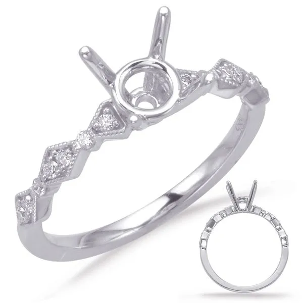 White Gold Engagement Ring Tennies Jewelry Appleton, WI