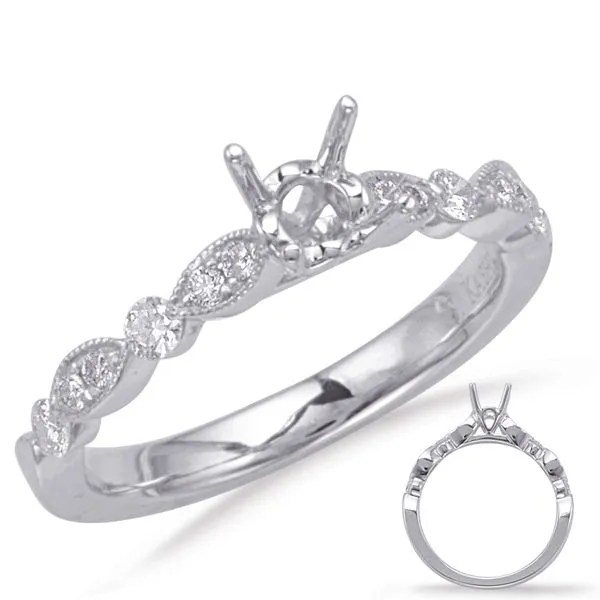 White Gold Engagement Ring Tennies Jewelry Appleton, WI