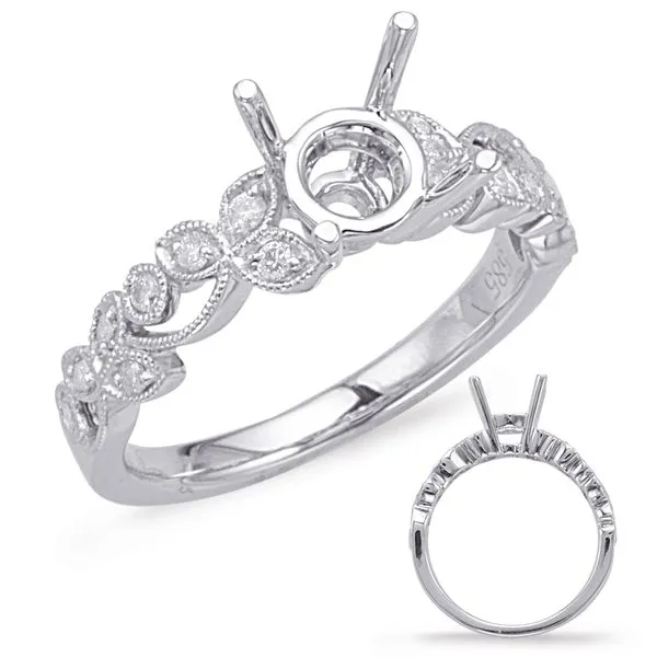 White Gold Engagement Ring Tennies Jewelry Appleton, WI